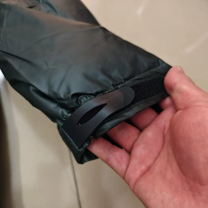 Winter Thermal Cotton Jacket Men Mertra Color Changing Coat Loose Fit Warm Outdoor Windproof Parka