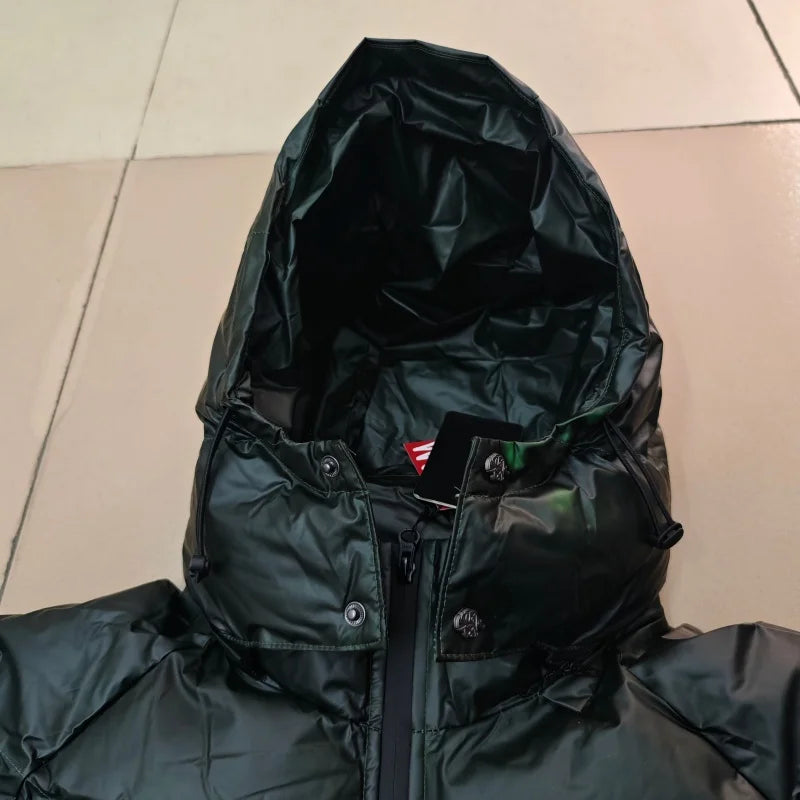 Winter Thermal Cotton Jacket Men Mertra Color Changing Coat Loose Fit Warm Outdoor Windproof Parka