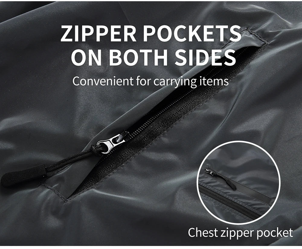 WOSAWE Motorcycle Jacket Man Winter Rainbow Reflective Windbreak Men Windproof Waterproof Cycling Jacket Men Women Spring Fall