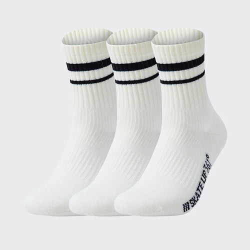 361° Everyday Socks (3 Pairs)：White